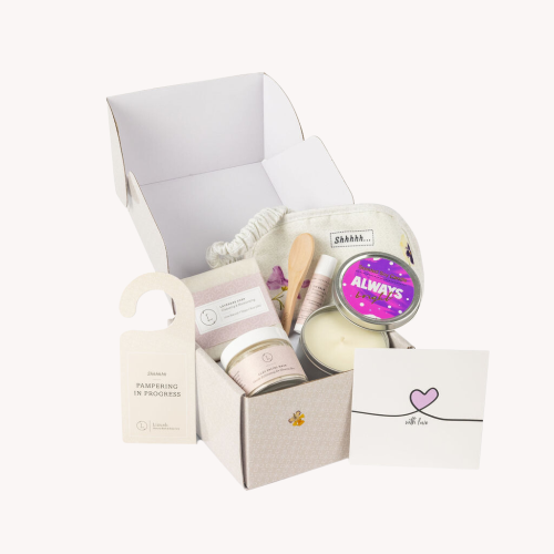 Natural bath and body gift set, Thank you gift box - AP