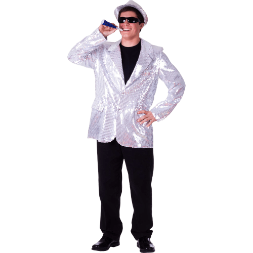 Silver Sequin Jacket - Adults