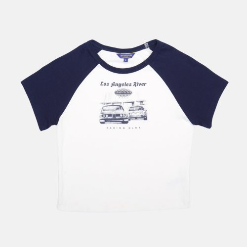 LA River Racing Club Raglan Baby Tee