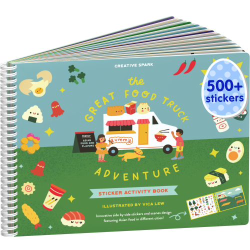 Food Trucks Sticker Book