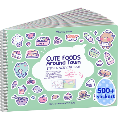 Cute Foods Vol 1 Sticker Book