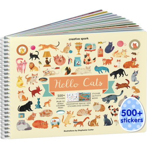 Hello Cats Sticker Book