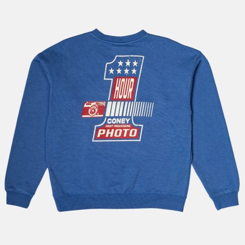 1 Hour Photo Graphic Crew Sweatshirt