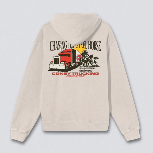 Steel Horse Graphic Pullover Hoodie