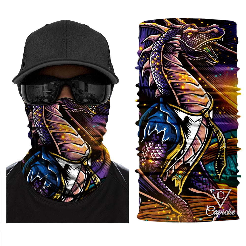 Magic Spell Biker Mask - Purple