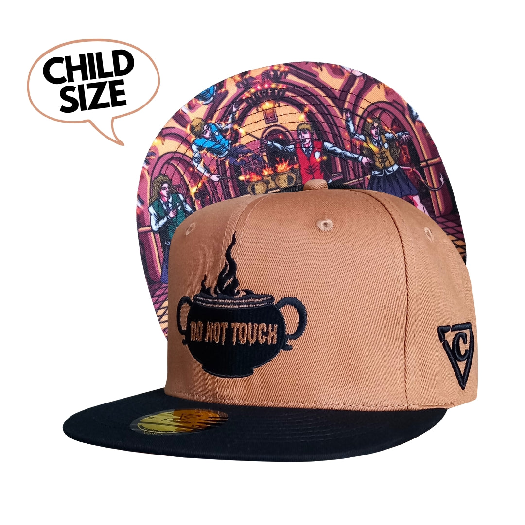 Wizard Class Snapback Child Size - Brown/Black