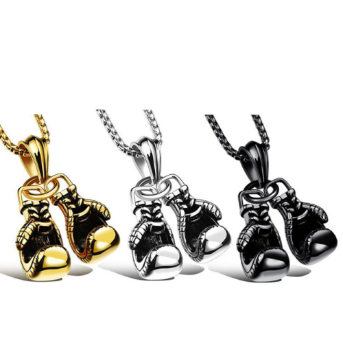 Boxing Gloves Necklace For Men Sporty zinc alloy Pendant Necklaces move Men Jewelry Best Gift Game gift jewelry