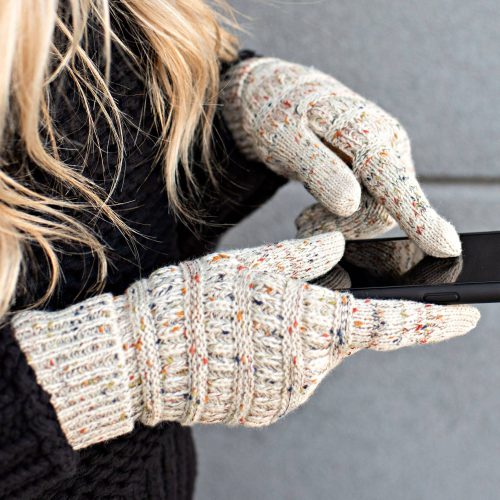 CC Cozy Confetti Tech Screen Touch Gloves