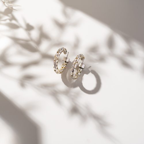 Grace Earrings-White Gold