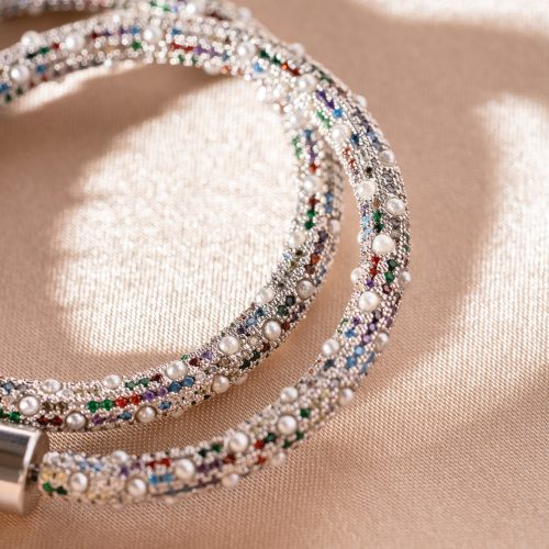 Stevie Hoop-White Gold