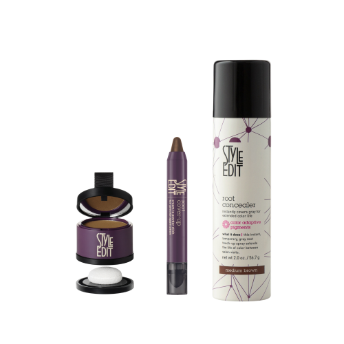 Brunette Cover-Up Stick, Powder and Conceal Trio