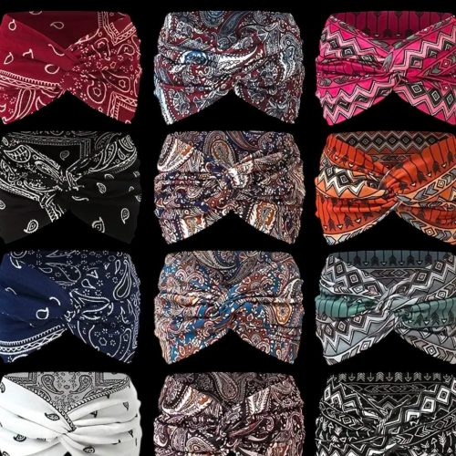 12-Piece Boho Chic Headband Set