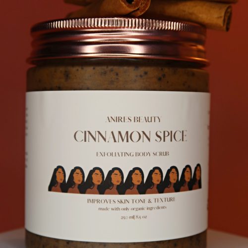 Cinnamon Spice Exfoliating Body Scrub that Improves Skin Tone & Texture