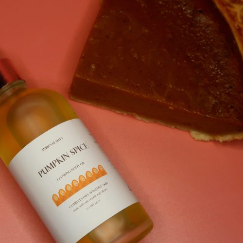 Pumpkin Spice Glowing Body Oil that Combats Dry Sensitive Skin 3.4oz