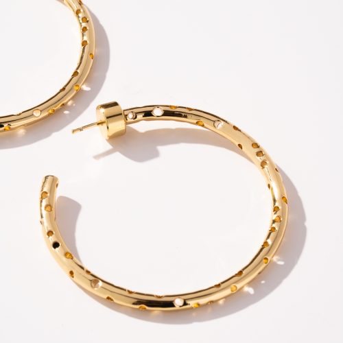 Herice Hoop (Small)-Yellow Gold