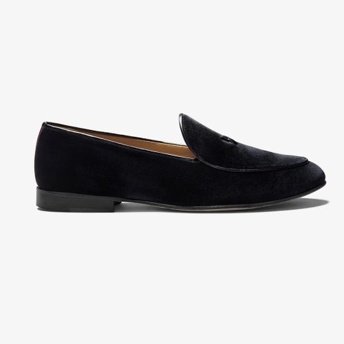 Men's Black Velvet Milano Loafer