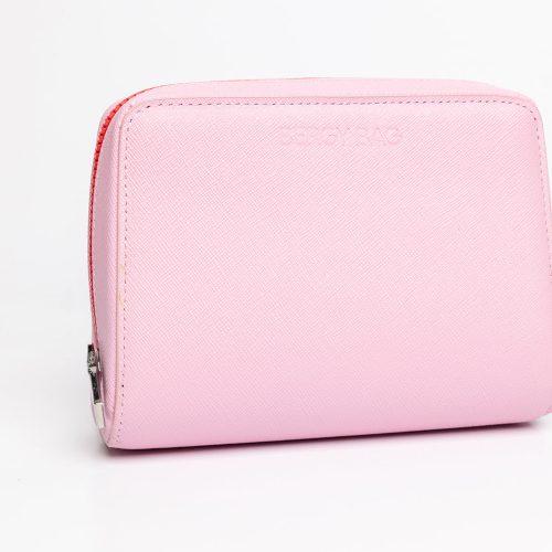 Insulated Cosmetic Clutch Pink