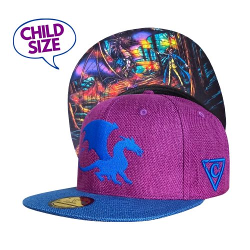 Magic Spell Snapback Child Size - Purple/Blue Thick Cotton