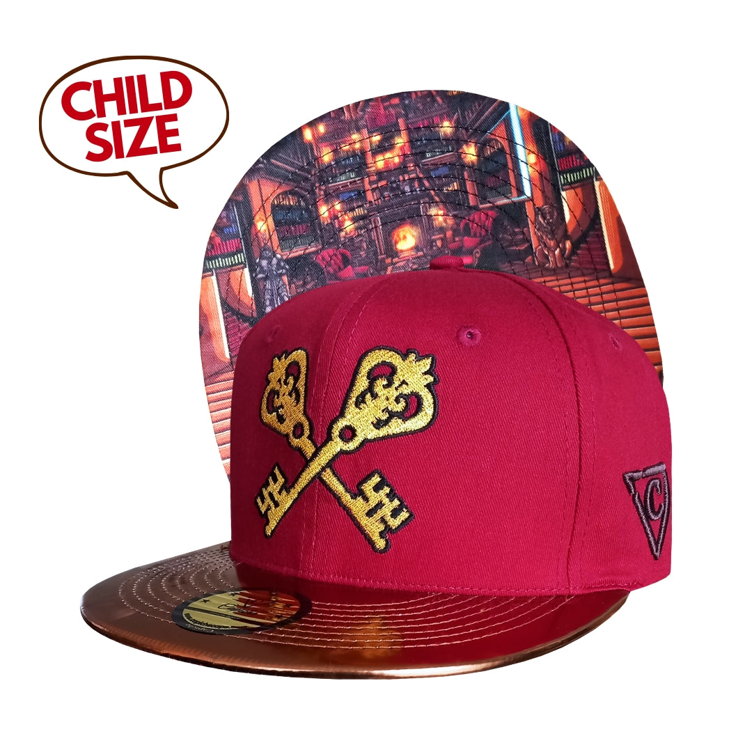 Hidden Room Snapback Child Size - Dark Red/Brown Metallic