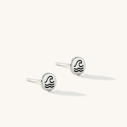Padang Padang Wave Stud Earrings