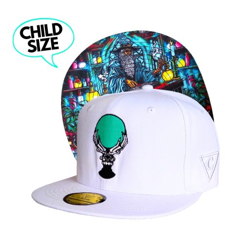Lost Wizard Snapback Child Size - White