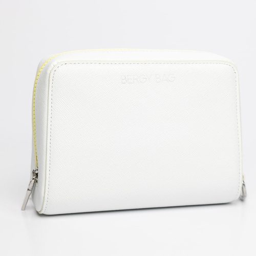 Insulated Cosmetic Clutch White