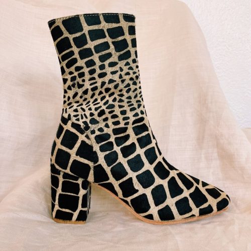 Calf Hair Modern Boot in Safari