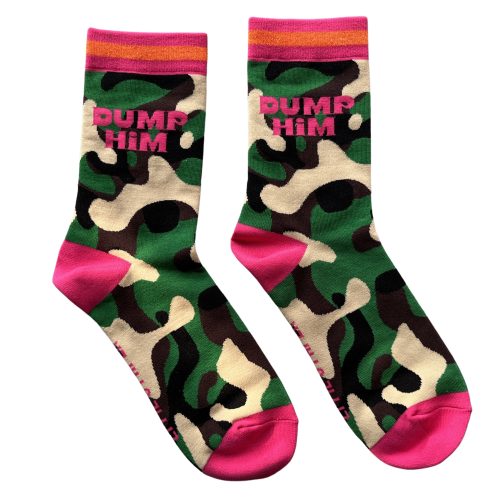 Dump Him Camouflage Socks