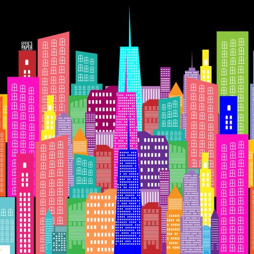 NYC Skyline Neck Gaiter