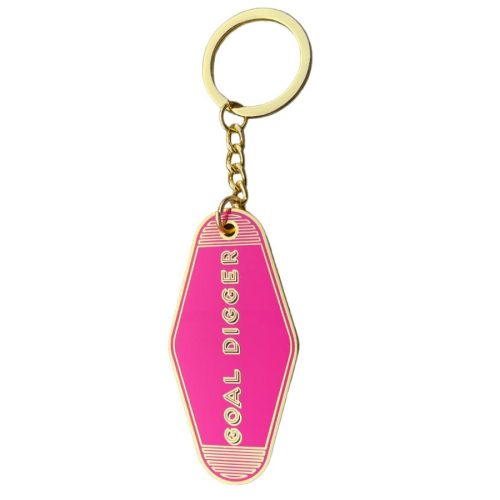 GOAL DIGGER :: Enamel Key Chain