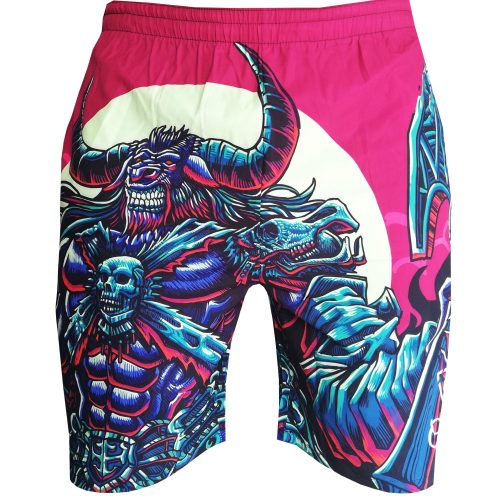 Minotaur Swim Short - Ruby/Blue