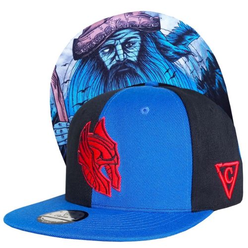 Odin Snapback - 50/50 Black/Blue