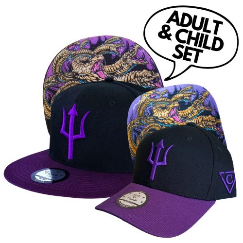 DAD&CHILD Set Hydra - Black/Purple