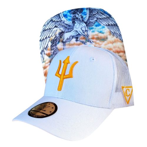 Pegasus Trucker Cap - White
