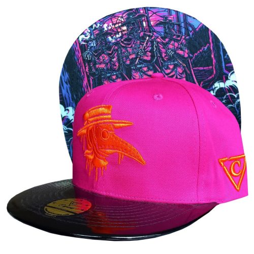 Death Plague Snapback - Ruby/Black Metallic