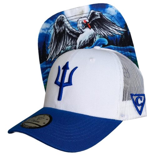 Cycnus Trucker Cap - White/Blue