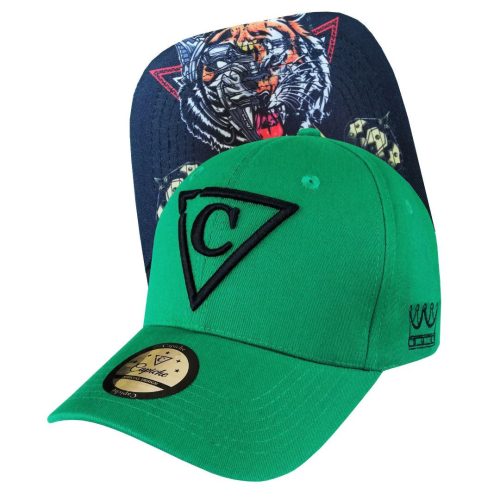 The Tiger Curved Baseball Cap - Green