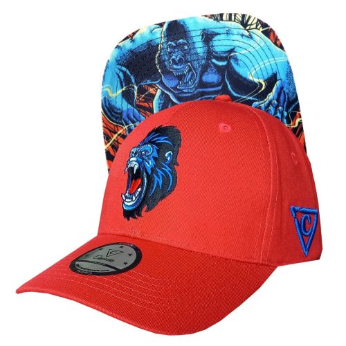 Gorilla Curved Baseball Cap - Orange
