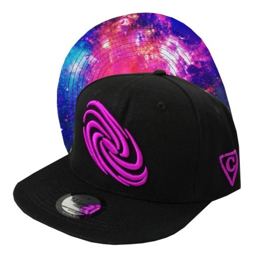 Galaxy Mix Snapback - Black