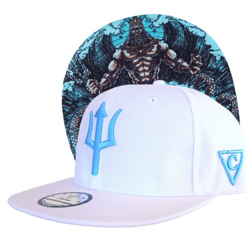 White Poseidon Snapback - White
