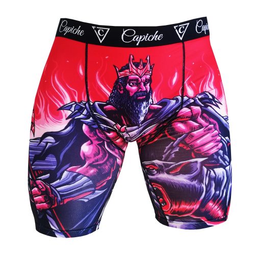 Hades Long Mens Underwear - Red