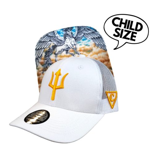 Pegasus Trucker Cap Child Size - White