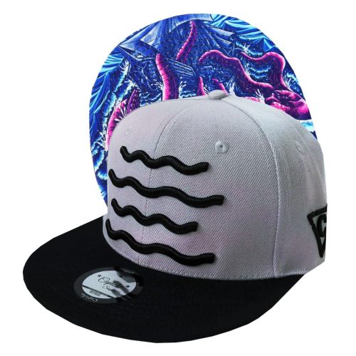 The Kraken Snapback - Grey/Black