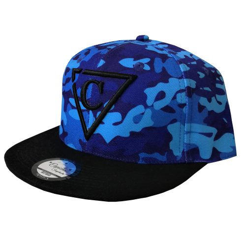Blue Camo Snapback