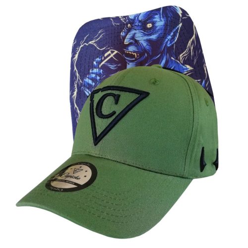 Lucifer Curved Baseball Cap - Green