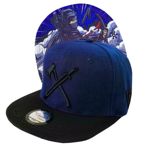 Ninja Snapback - Dark Blue/Black