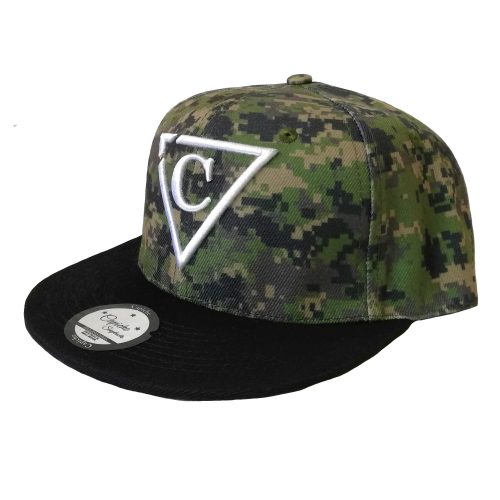 USA Pixel Snapback - Green/Black