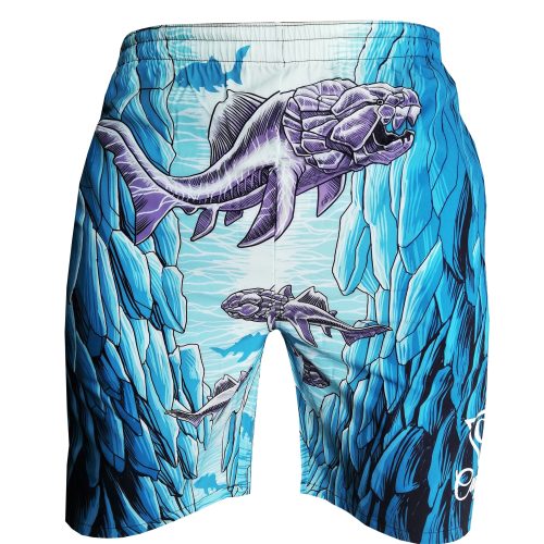 Dunkleosteus Swim Short - Blue