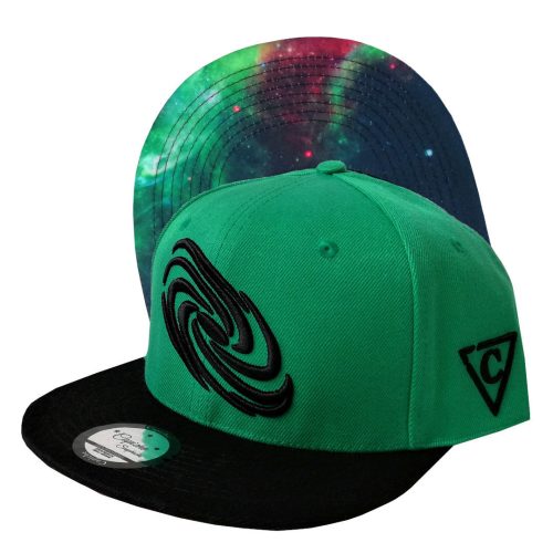 Green Galaxy Snapback