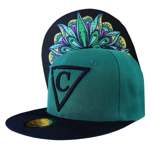 Green Flow Snapback - Green/Black